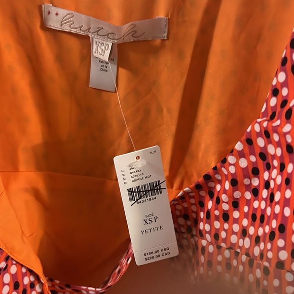 ❣️HP❣️Anthropologie Hutch Flutter Wrap Midi Dress NWT Size XSP - Picture 9 of 13